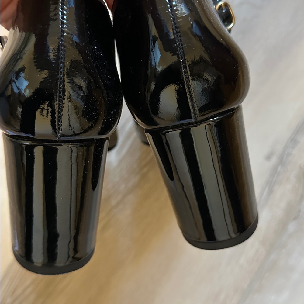 J Crew Maisie Multi Strap Heels in Patent Leather - Picture 5 of 9